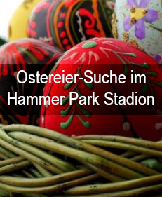 Team BÜRGER–HELFEN–BÜRGERN e.V. HAMBURG lädt ein zur Ostereier-Suche im Hammer Park Stadion