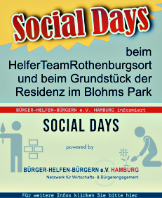 Socialdays HelferTeamRothenburgsort und Residenz im Blohms Park