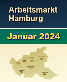 Arbeitsmarktdaten Hamburg Januar 2024