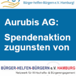 Aurubis AG - Spendenaktion für Bürger helfen Bürgern e.V. Hamburg